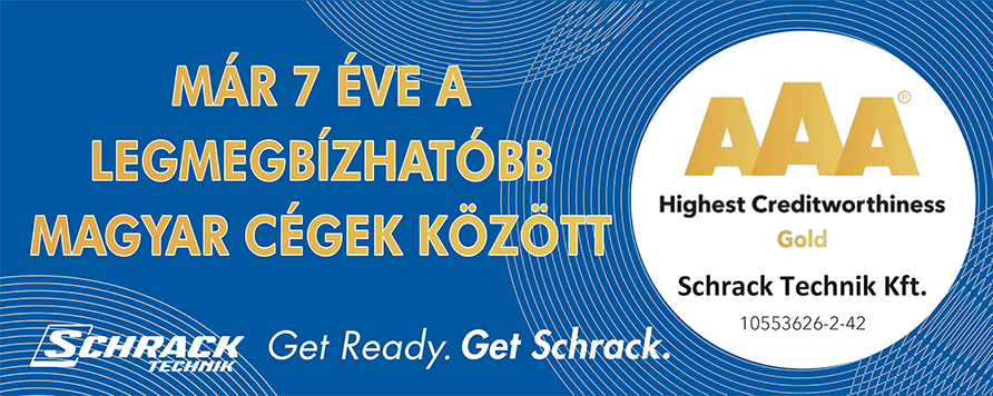 Schrack Technik – Már 7. éve a legmegbízhatóbb magyar cégek között