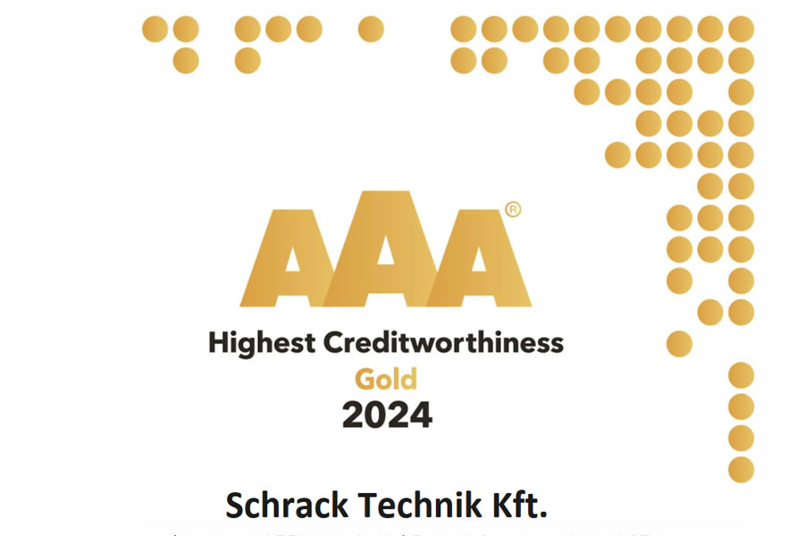 A Schrack Technik már 8. éve a legmegbízhatóbb magyar cégek között szerepel