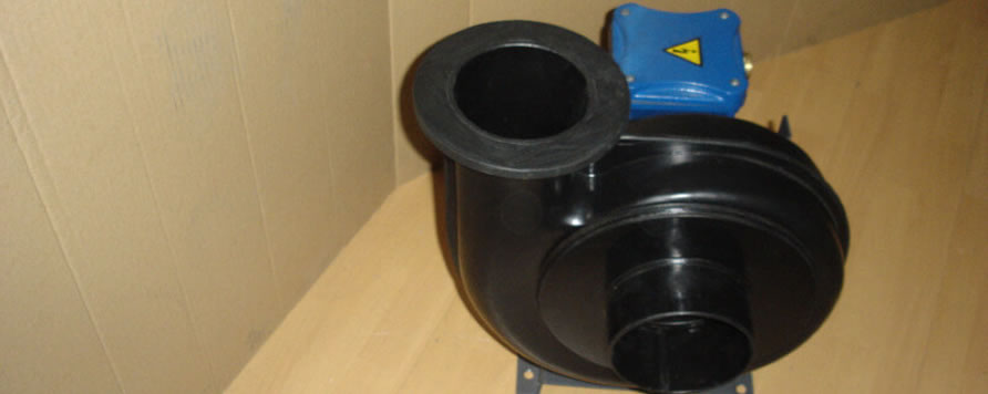 Thermoplast robbanásbiztos ventilátorok ipari felhasználásra