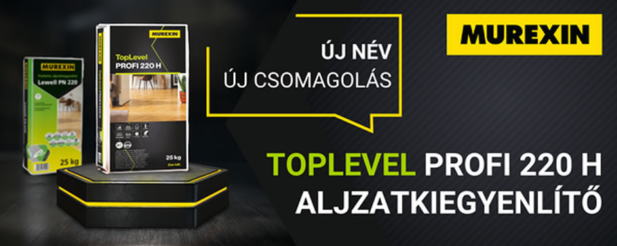 TopLevel  - Murexin aljzatkiegyenlítők Top szinten