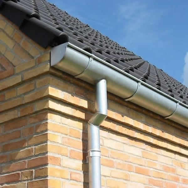 VMZINC negyedköríves ereszcsatornák