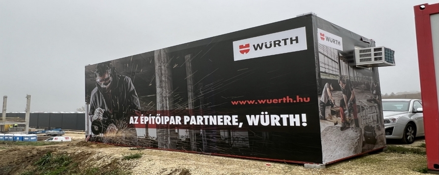 Aktuális WÜRTH szolgáltatások építkezések területén és mérnökök, kivitelezők részére