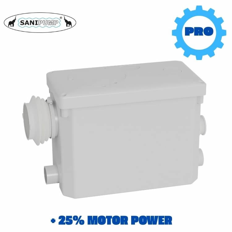 Sanipump Optimum2 CWC+3 PRO külső darálós WC