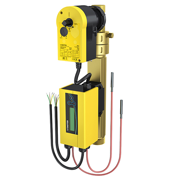 UVC 102, 103 dinamikus áramlásszabályozó rendszer kétjáratú vagy háromjáratú szeleppel, energiafigyeléssel