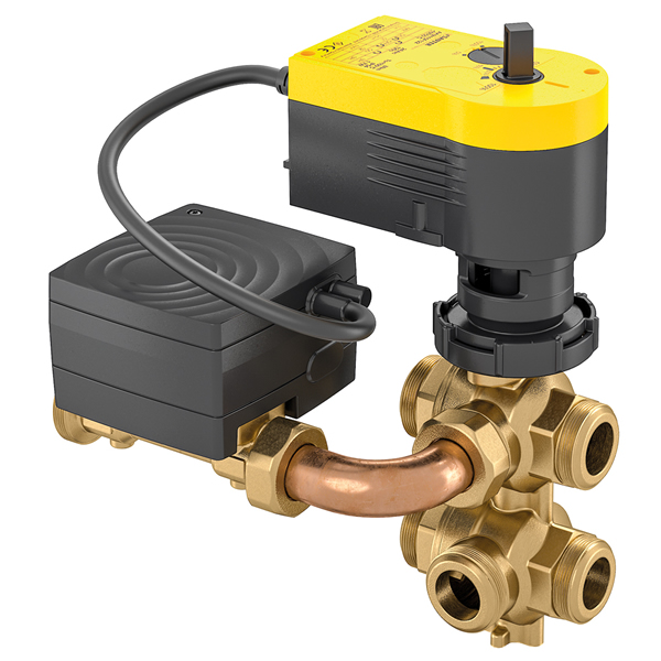 UVC 106 dinamikus áramlásszabályozó rendszer hatjáratú gömcsappal