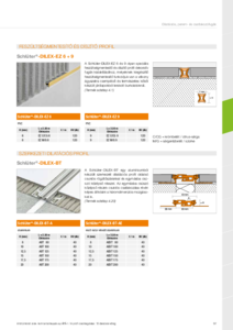 Schlüter®-DILEX-BT szerkezeti dilatációs profil - műszaki adatlap