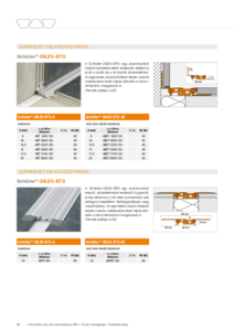Schlüter®-DILEX-BTS szerkezeti dilatációs profilok - műszaki adatlap