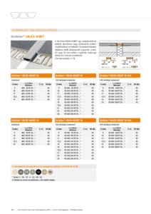 Schlüter®-DILEX-KSBT szerkezeti dilatációs profil - műszaki adatlap