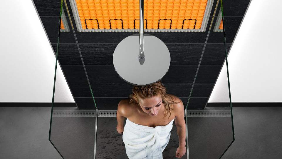 Schlüter-DITRA-HEAT-E elektromos padló- és falfűtés