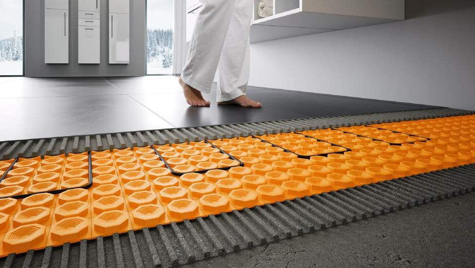 Schlüter-DITRA-HEAT-E elektromos padló- és falfűtés