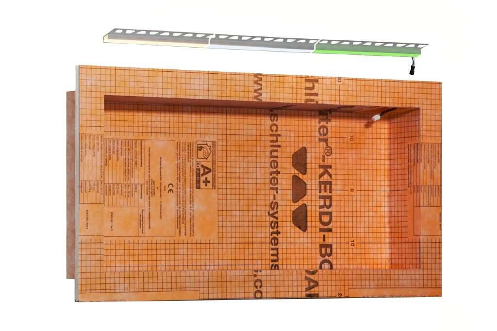 Schlüter®-KERDI-BOARD-NLT falfülke készlet