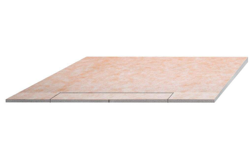 Schlüter®-KERDI-SHOWER-LS: Lejtéskialakító lemez a vonalmenti folyókához, fali verzió