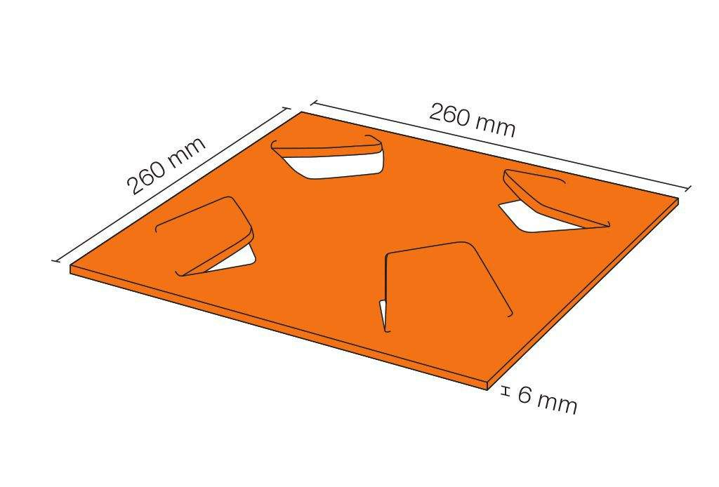 Schlüter®-TROBA-LEVEL PLS 6 szintező alátét