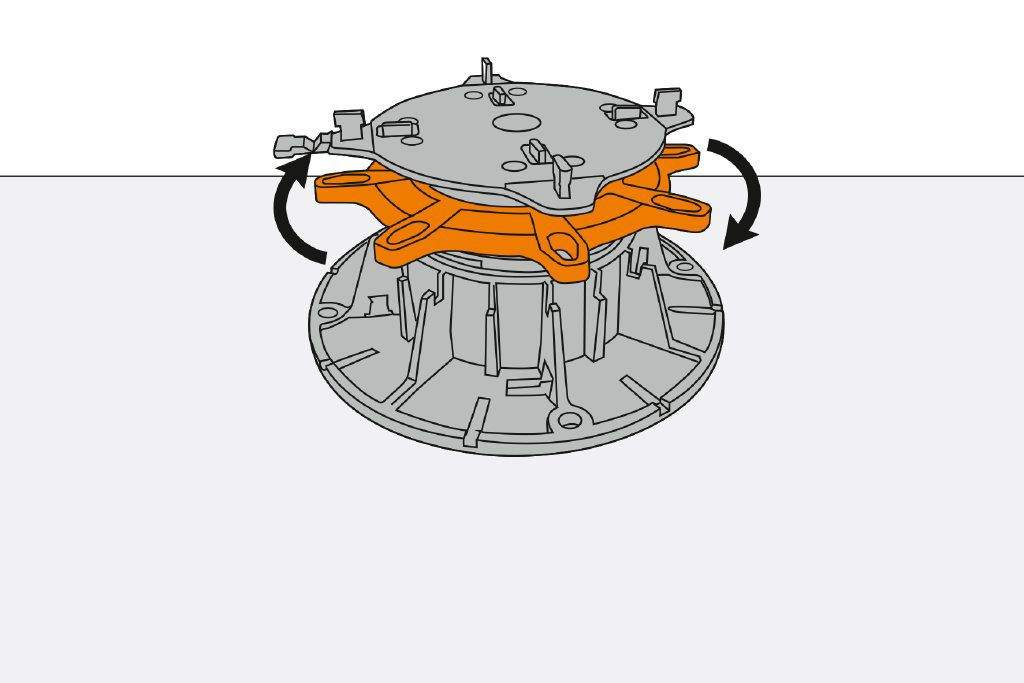 Schlüter®-TROBA-LEVEL PLV 60 szintező alátét