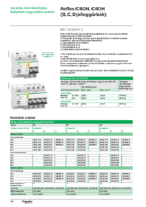 Vezérlés - Reflex iC60N, iC60H (beépített megszakítóvezérlés) - részletes termékismertető