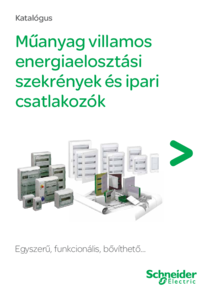 Műanyag villamos energiaelosztási szekrények és ipari csatlakozók <br> (SE278/2015 - komplett katalógus) - részletes termékismertető