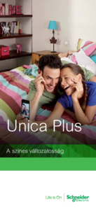 Unica Plus szerelvénycsalád - általános termékismertető
