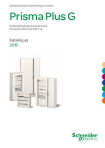 Prisma Plus G kisfeszültségű kapcsolószekrények - Fali és álló szekrények 630 A-ig <br>
(katalógus 2015 - SE279) - részletes termékismertető
