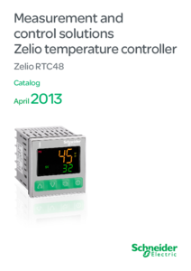 Zelio RTC hőmérsékletszabályozó <br>
(katalógus, 2013 április - DIA5ED2130503EN) - részletes termékismertető