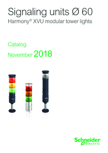 Harmony XVU Ø60 moduláris fényoszlop <br>
(katalógus, 2018. november - DIA5ED2130407EN) - részletes termékismertető