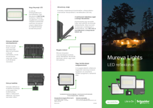 Mureva Lights LED reflektorok - általános termékismertető