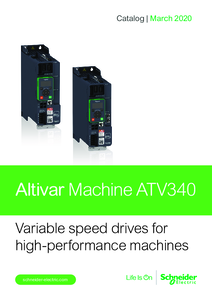 Altivar Machine ATV340 frekvenciaváltó - részletes termékismertető