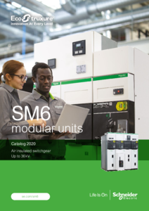SM6 moduláris légszigetelésű kapcsolóberendezés - részletes termékismertető