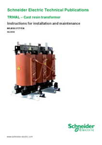 Trihal száraztranszformátor (telepítési és karbantartási útmutató) - részletes termékismertető
