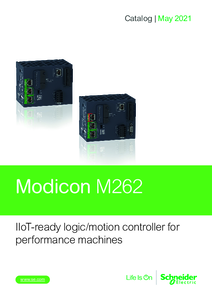 Modicon M262 IIoT-ready logikai- és mozgásvezérlő PLC - részletes termékismertető