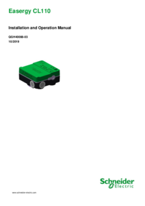 Easergy CL110 vezeték nélküli környezeti érzékelő <br>
(felhasználói kézikönyv) - részletes termékismertető