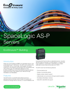 SpaceLogic AS-P - részletes termékismertető