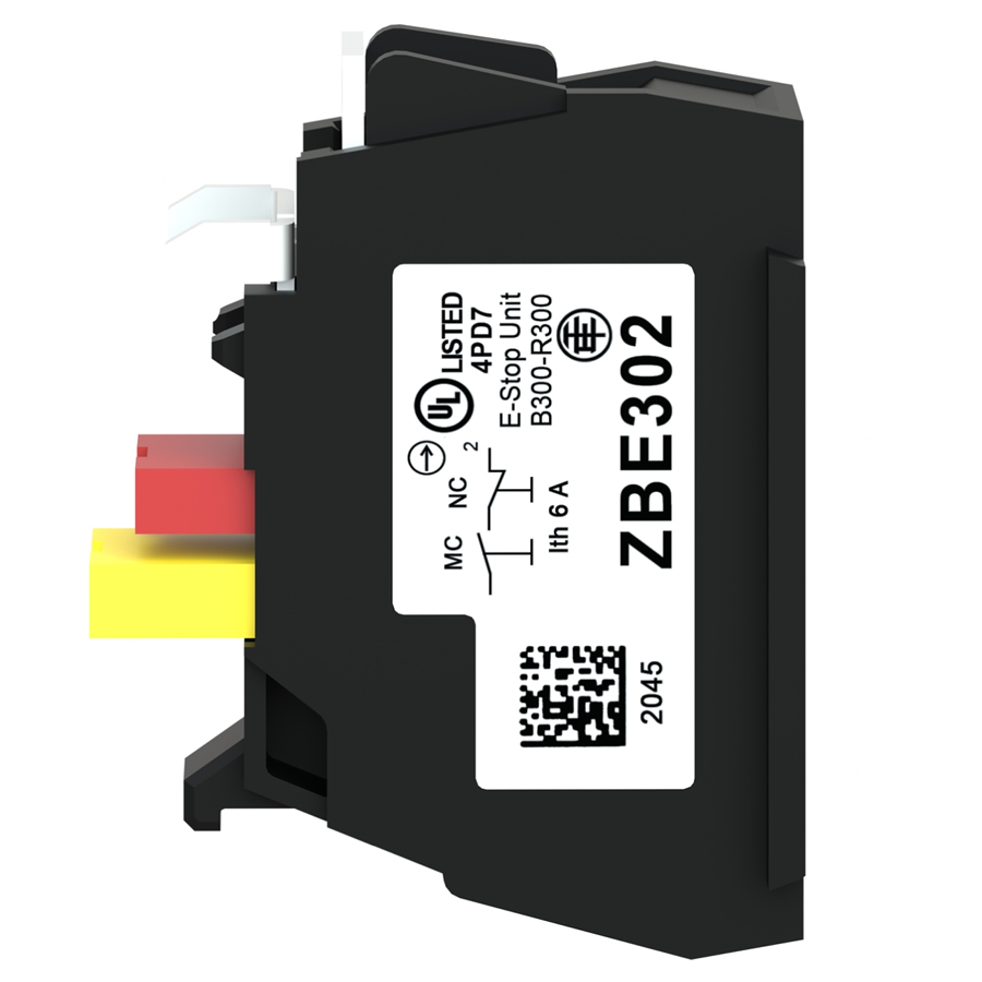 Harmony ZBE302 monitorozott érintkezőblokk vészgombokhoz