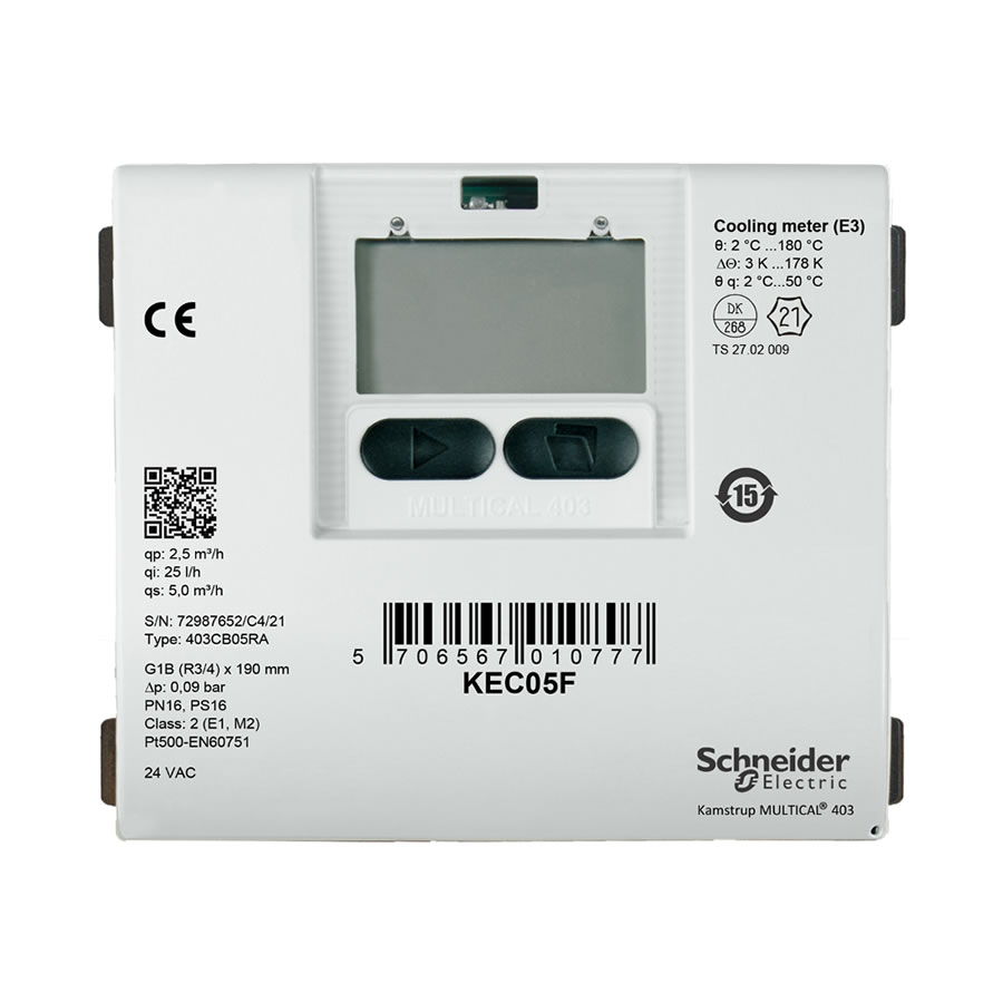 Schneider Electric ultrahangos hőmennyiségmérők – KE sorozat