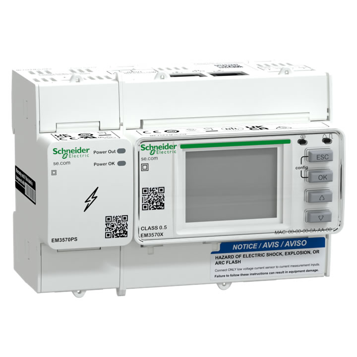 PowerLogic EM3570 DIN sínes mérőműszer