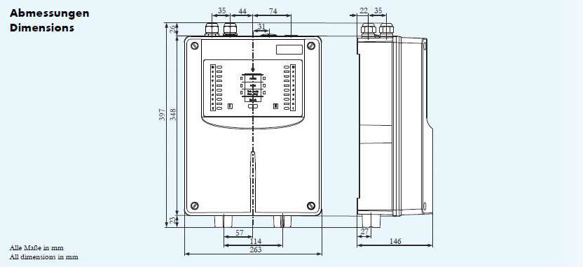 AirSCREEN ASD 535 aspirációs füstérzékelő méretek