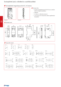 Schrack Technik sorbaépíthető mágneskapcsolók <br>
(K-ENERGHU6 / 346-352. oldal) - részletes termékismertető