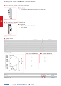 Schrack Technik sorbaépíthető jelző és működtető készülékek <br>
(K-ENERGHU6 / 372-387. oldal) - részletes termékismertető