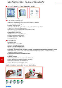 NA96 és NA96+ hálózatanalizátor alapkészülék - részletes termékismertető