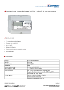 3f fogyasztásmérő DIZ sorozat, x/5A(6A), impulzuskimenet, 1 tarifás, MID - részletes termékismertető