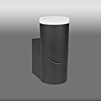 Evo LED kerek, felfelé, 8W 400lm 3000K ECG IP54 antracit