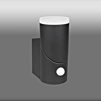 Evo LED kerek,fel,szenzor,8W 400lm 3000K ECG IP54 antracit 