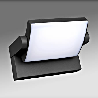 Ilas LED 12,5W 750lm 3000K ECG IP54 antracit