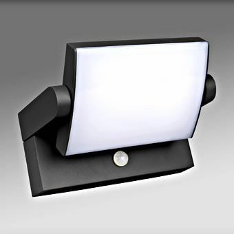 Ilas LED szenzorral 12,5W 750lm 3000K ECG IP54 antracit