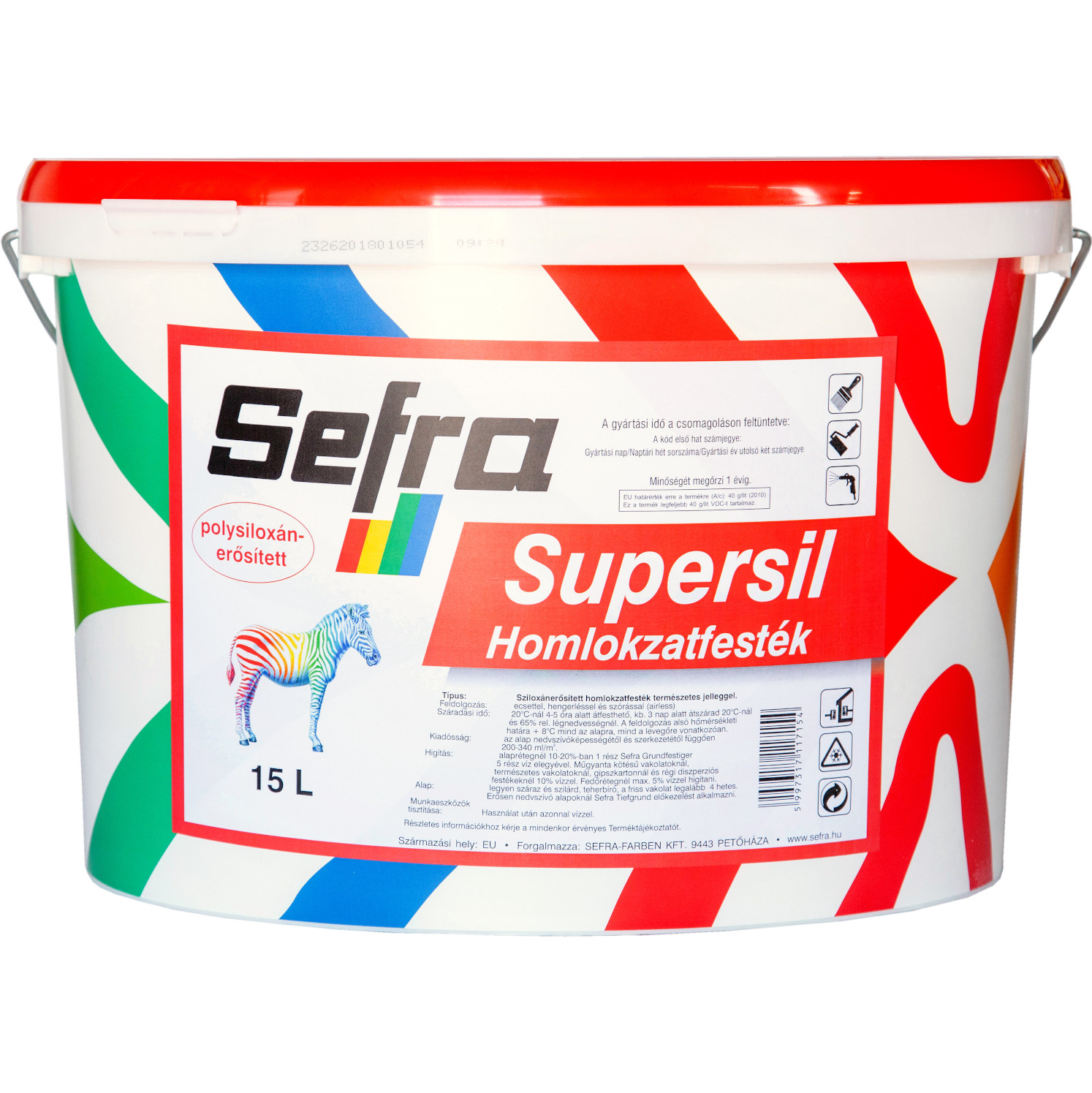 Sefra Supersil homlokzatfesték