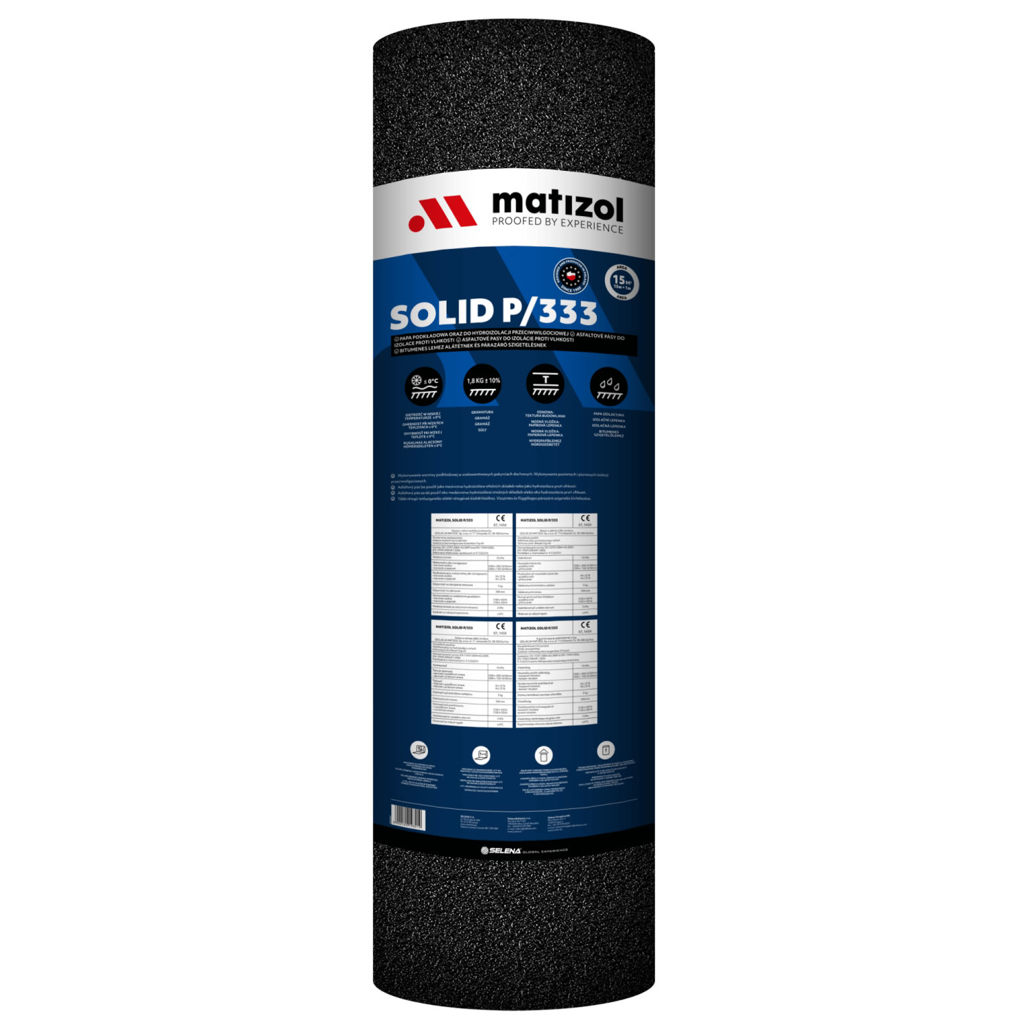 Tytan-Matizol SOLID P/333 oxidált bitumenes lemezek