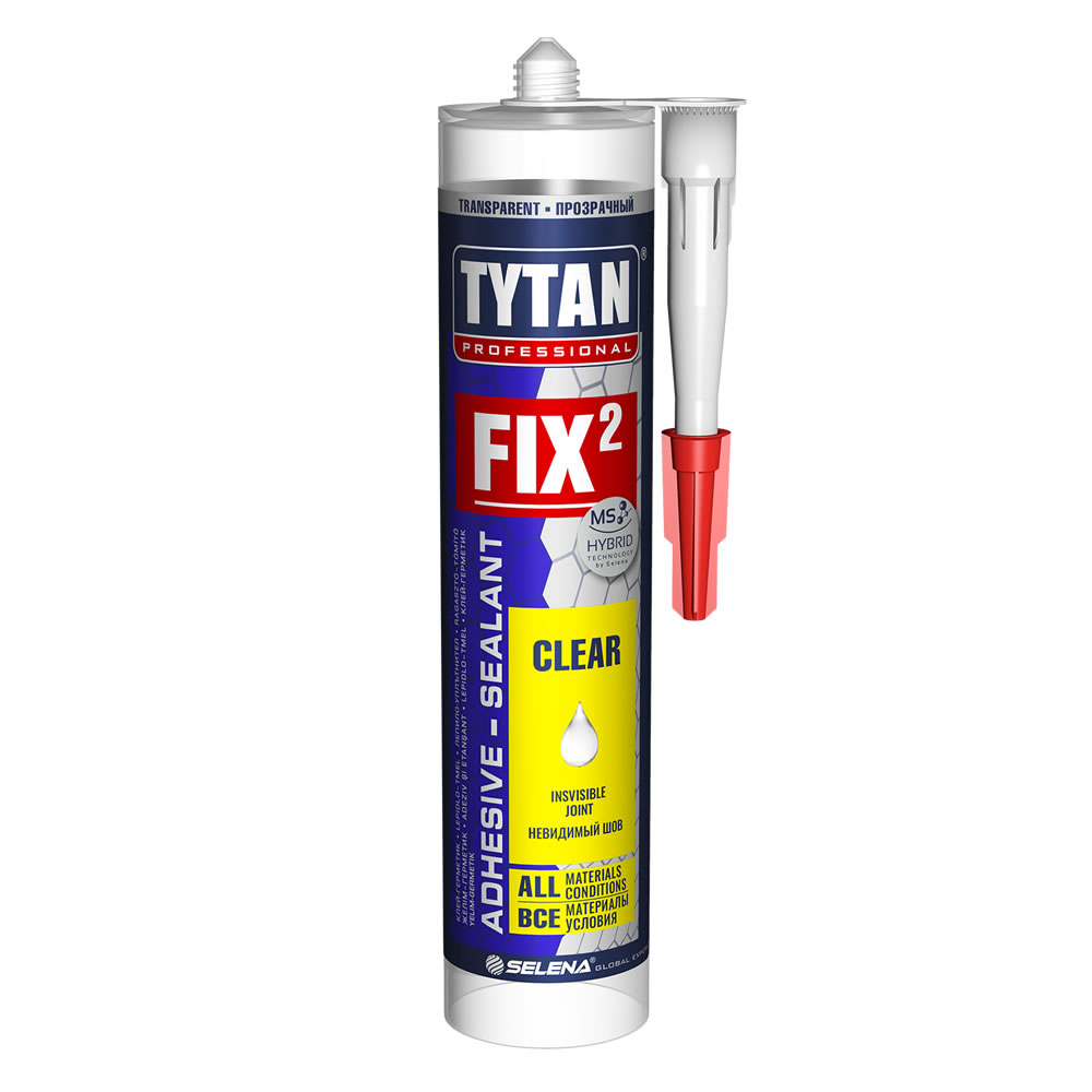 Tytan Professional FIX² CLEAR szerelési ragasztó