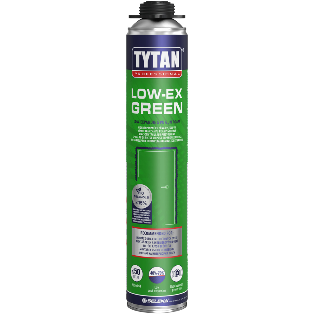 Tytan Professional LOW-EX GREEN alacsony tágulású pisztolyhab