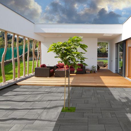 Ventura kombi térkő - szürke-fehér