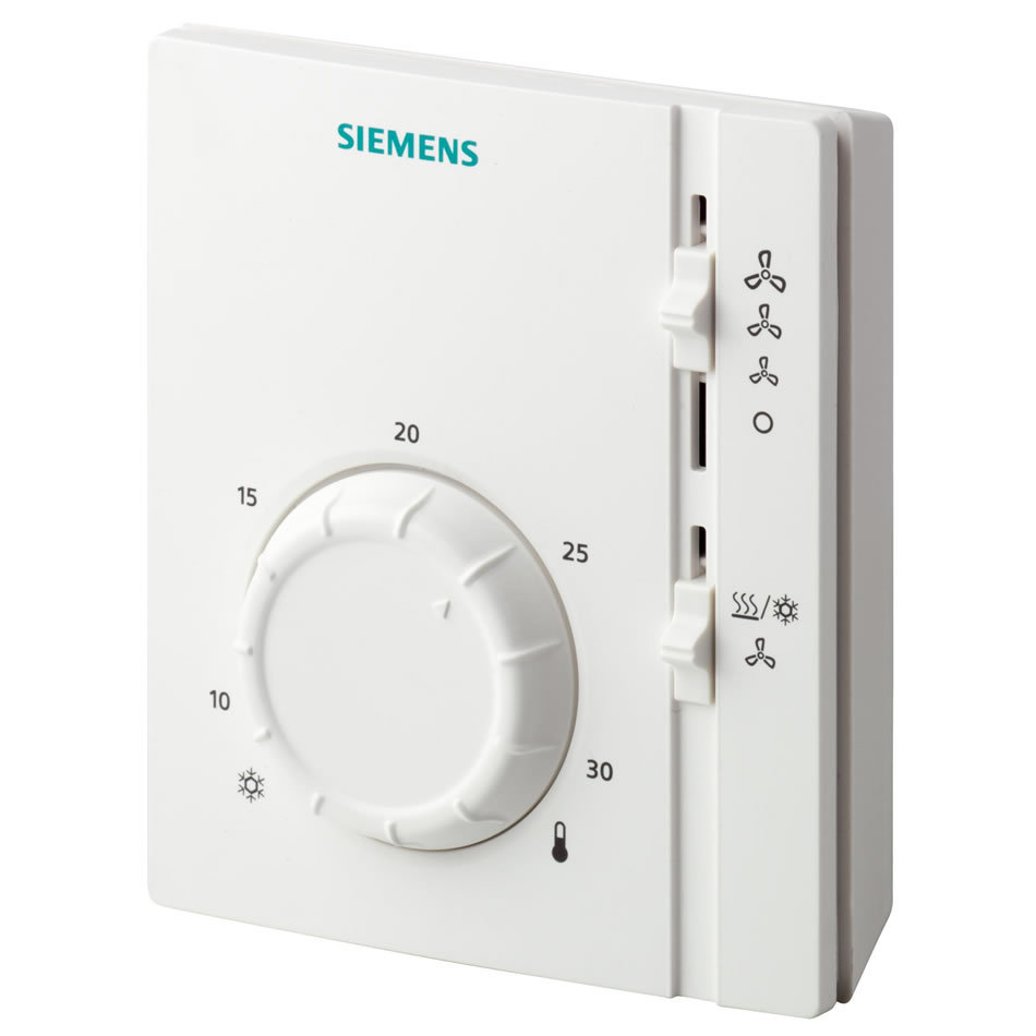 Siemens RAB típusú mechanikus fan-coil termosztátok