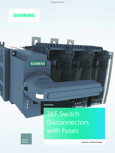 Siemens 3KF biztosítós szakaszolókapcsolók - részletes termékismertető